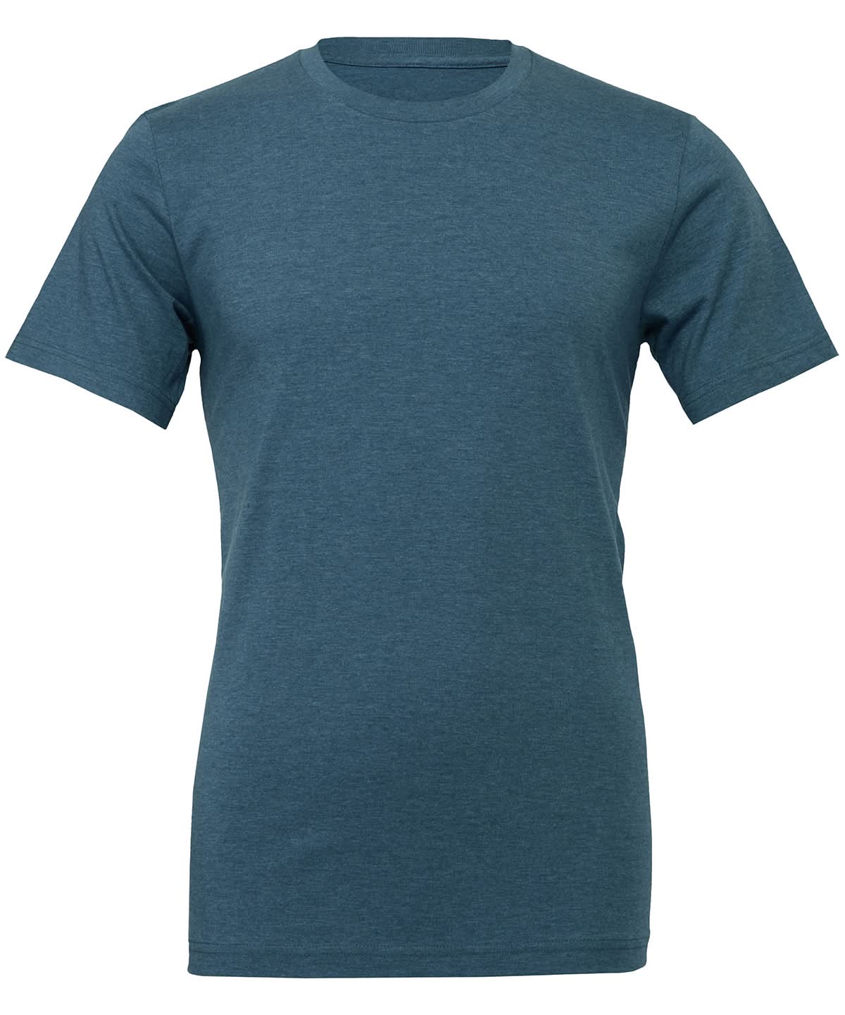 Bella Canvas Unisex heather CVC short sleeve t shirt Heather Deep Teal CV01H - Heather Deep Teal - Customisable T-Shirt
