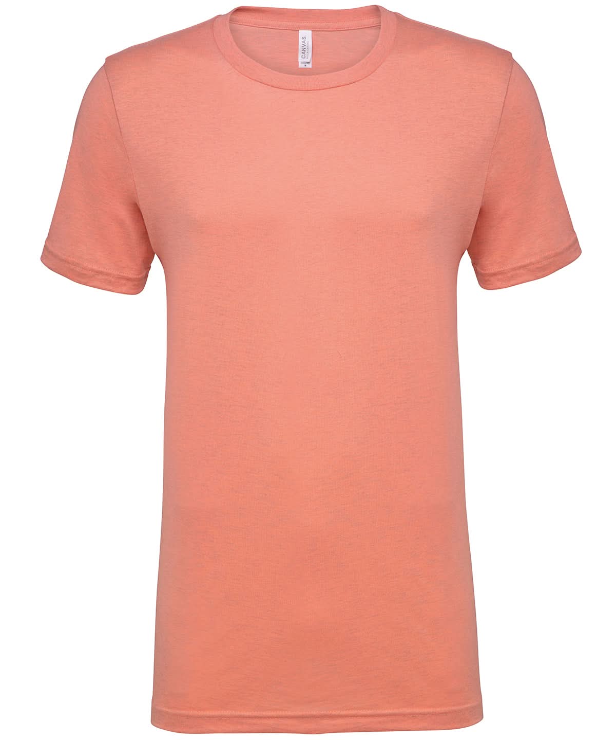 Bella Canvas Unisex heather CVC short sleeve t shirt Heather Prism Sunset CV01 - Heather Prism Sunset - Customisable T-Shirt