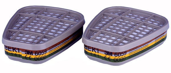 3M 6059 ABEK1 Respirator Filter - - Customisable Respiratory Protection