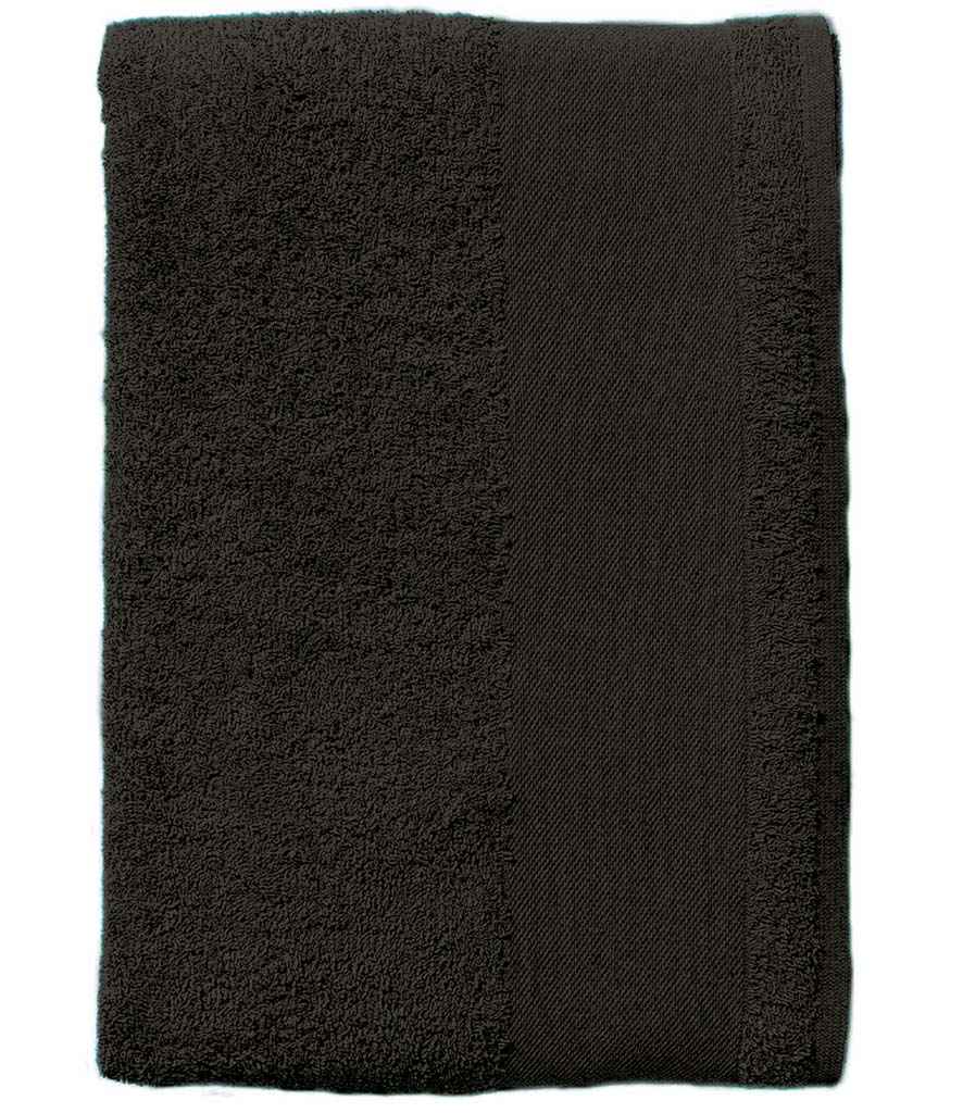 SOL'S Island 50 Hand Towel - 89000 - Black ONE - Customisable Towel