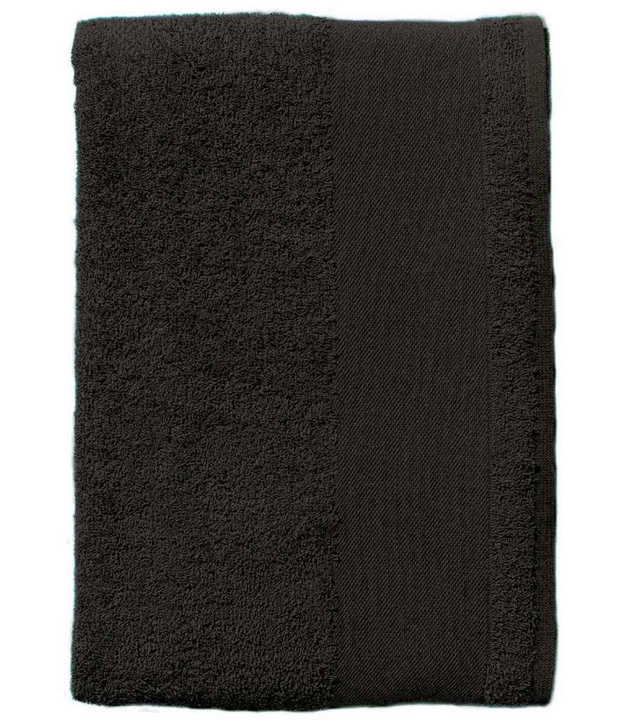 SOL'S Island 100 Bath Sheet - 89002 - Black ONE - Customisable Towel