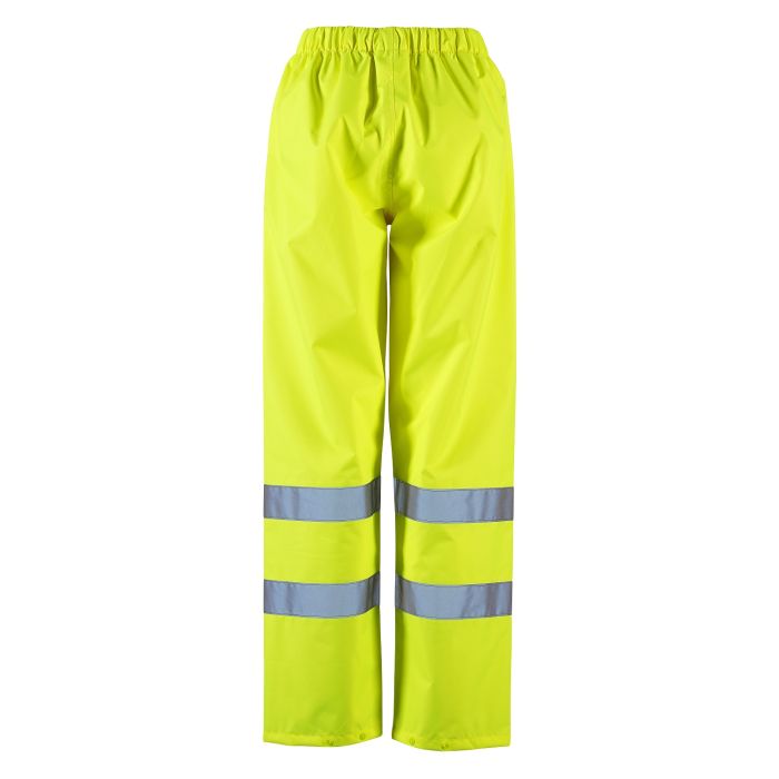 Ladies Hi Vis Yellow Dua Over-Trouser - HV312 - - Customisable Trousers