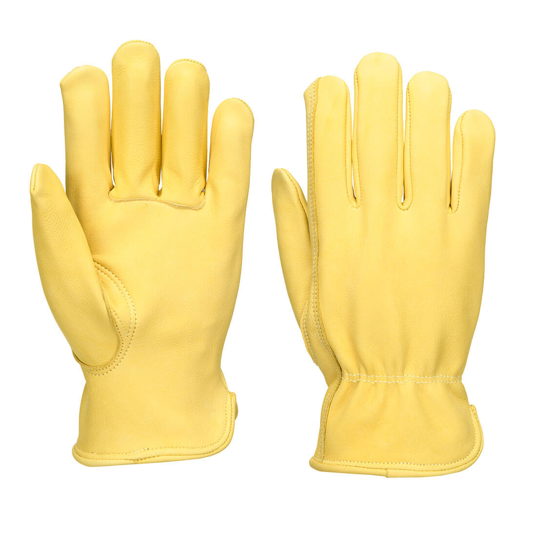 Leather Driver 100 Cow Grain Glove - A270 - Beige - Customisable Leather Driver and Rigger Gloves