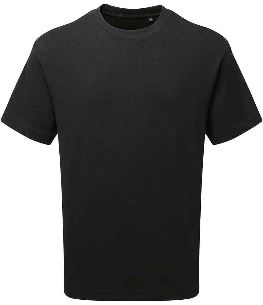Anthem Unisex Organic Heavyweight T-Shirt - AM15 - Black - Customisable T-Shirt