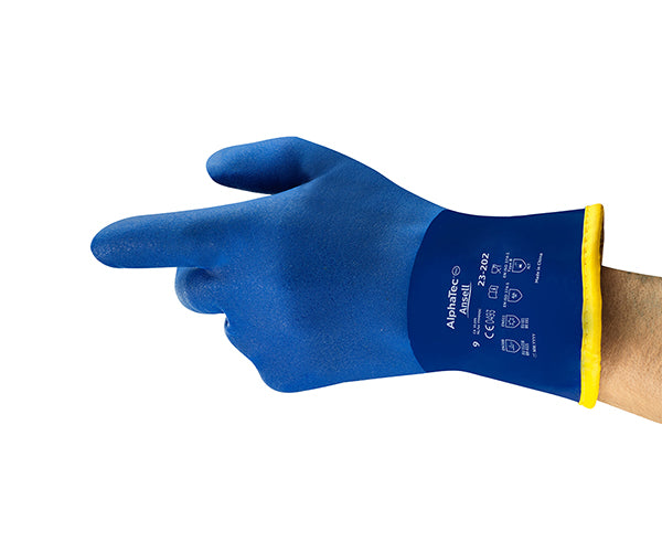 Ansell Alphatec Glove An23 202 - Blue - Customisable PVC