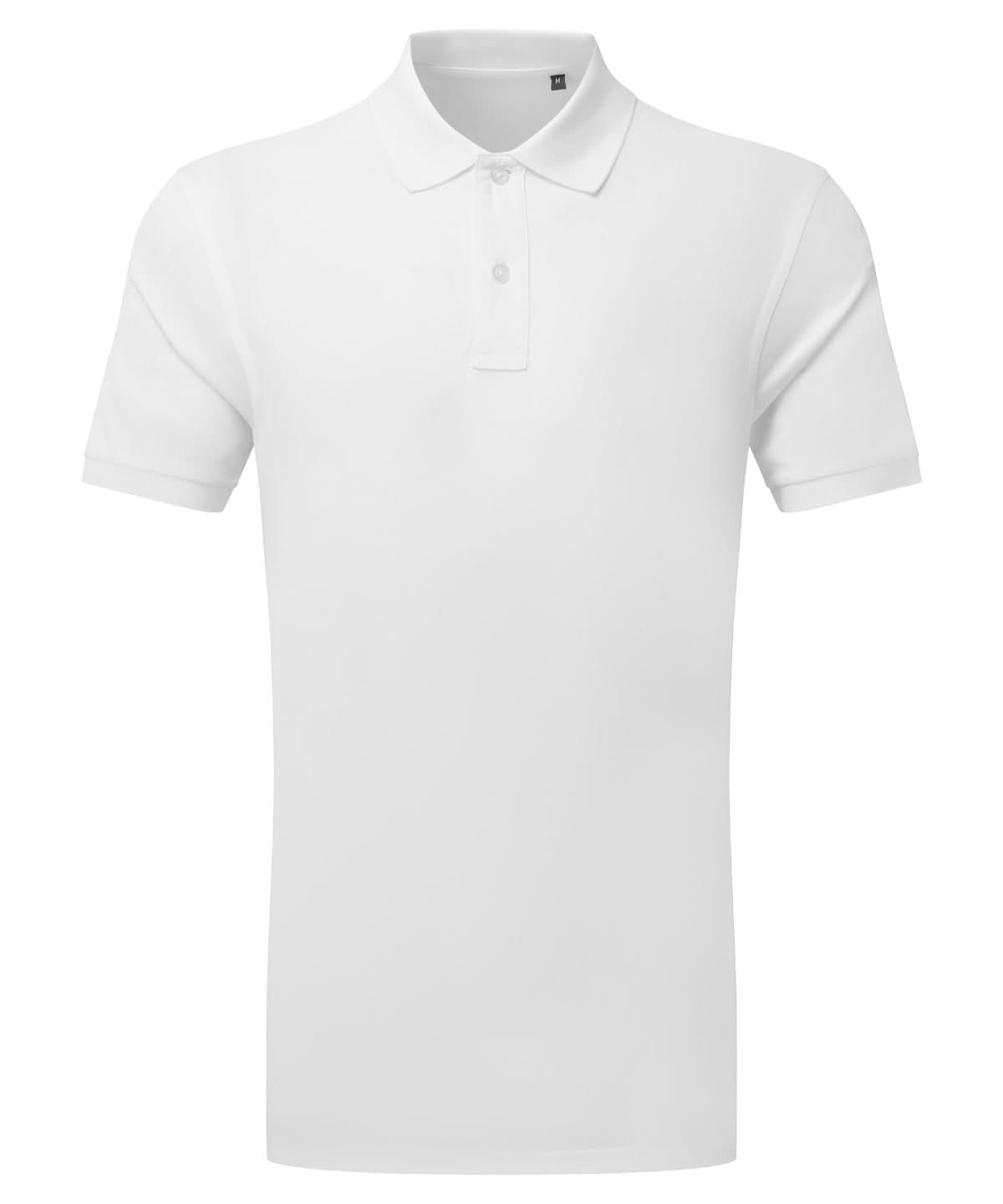 Asquith & Fox Cationic recycled polyester polo AQ001 - White - Customisable Polos