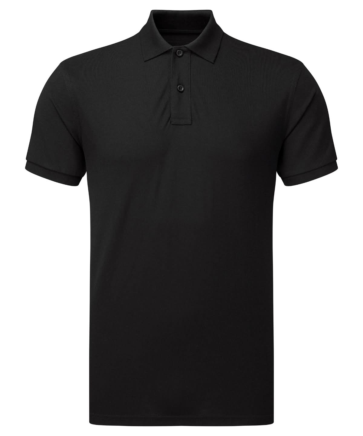 Asquith & Fox Asquith Fox Mens polycotton blend polo Black AQ015 - Black - Customisable Polos