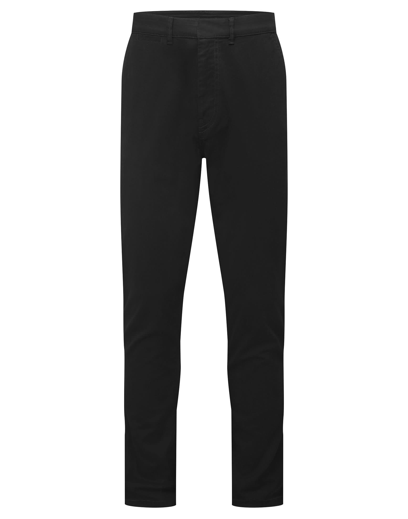 Asquith & Fox Mens lightweight chinos AQ059 - Stay Black - Customisable Chinos