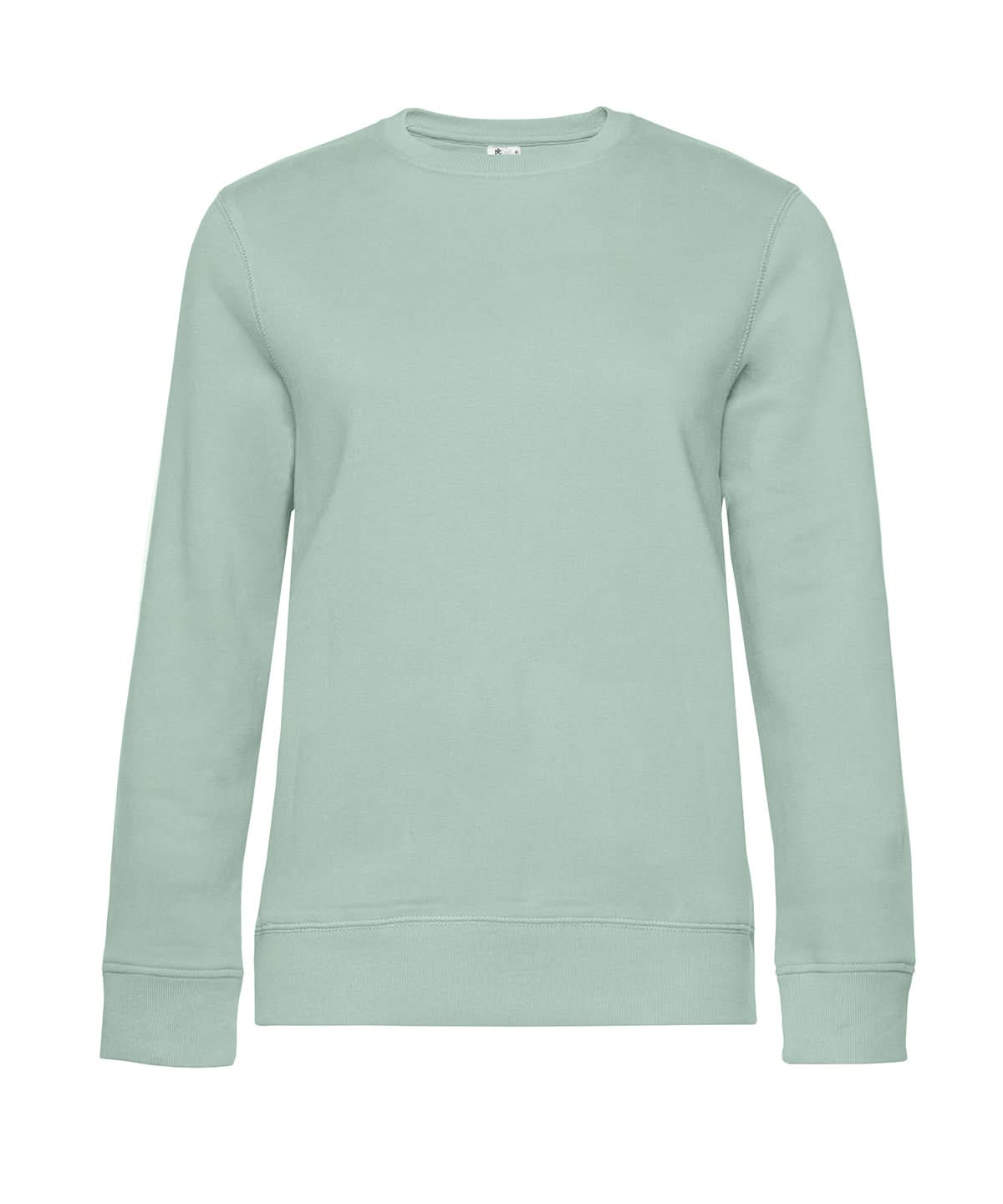 B&C Collection Queen crew neck B010F - Aqua Green - Customisable Sweatshirts