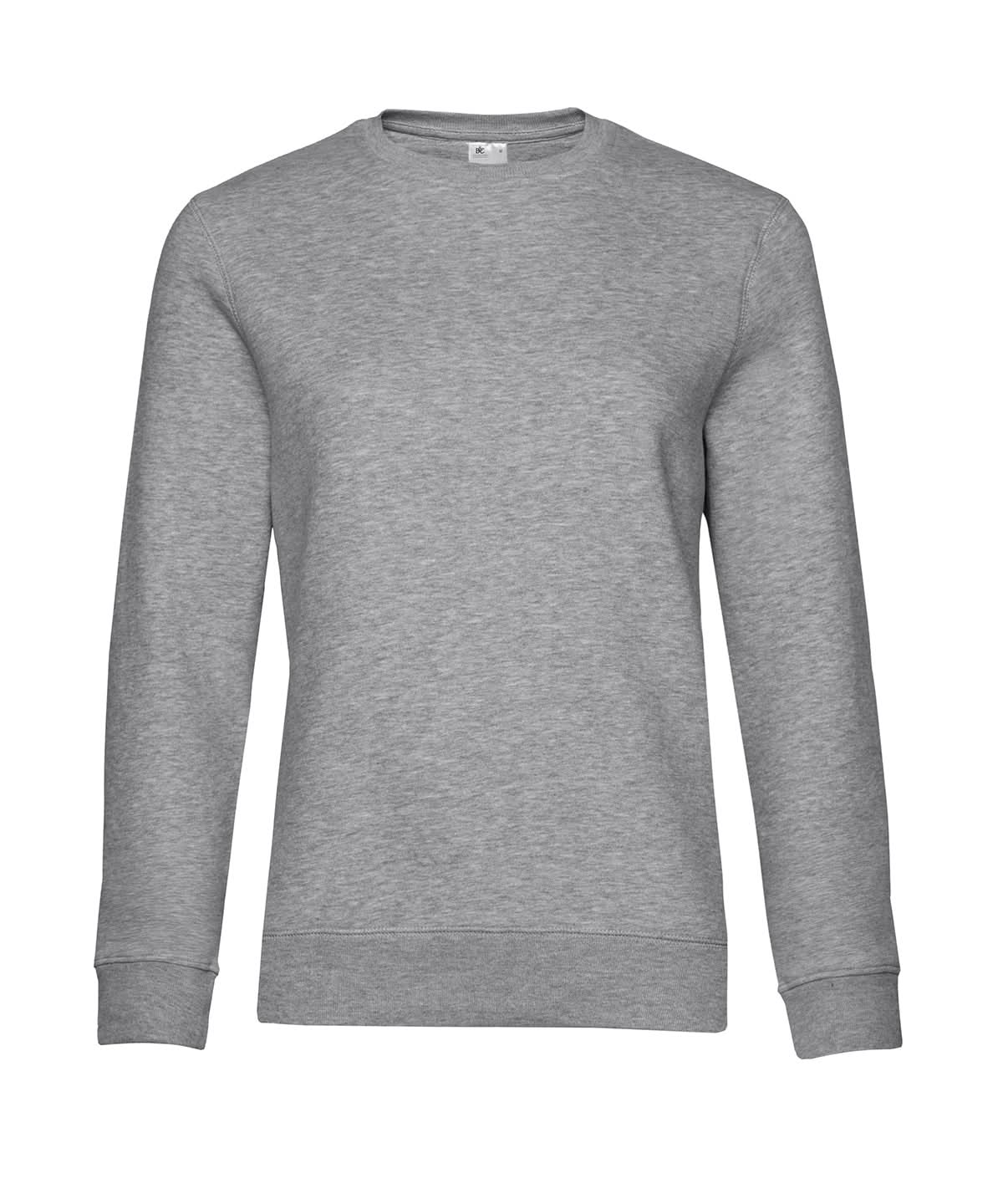 B&C Collection Queen crew neck B010F - Heather Grey - Customisable Sweatshirts