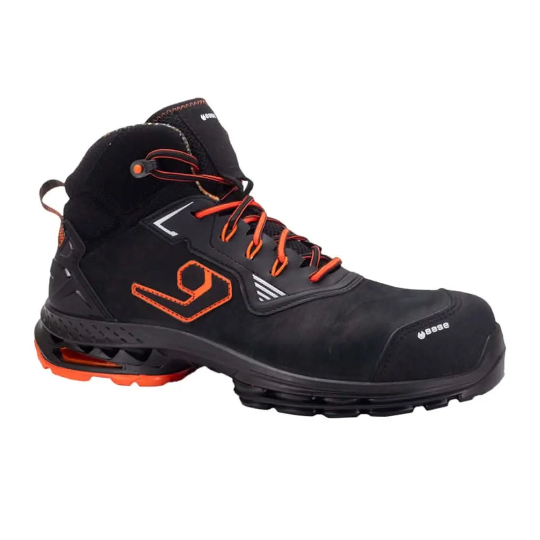 Dublin Work Steel Toe Cap Boots - Black Orange - Customisable Base