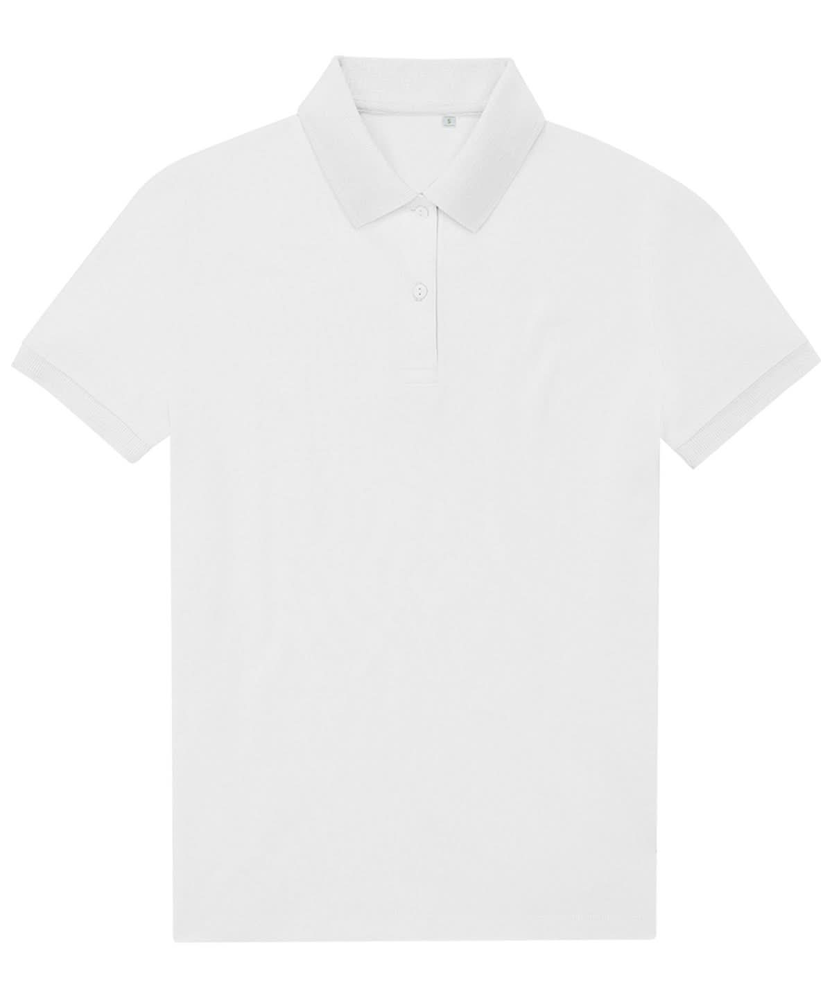 B&C Collection My Eco Polo 6535 Women White B265F - White - Customisable Polos