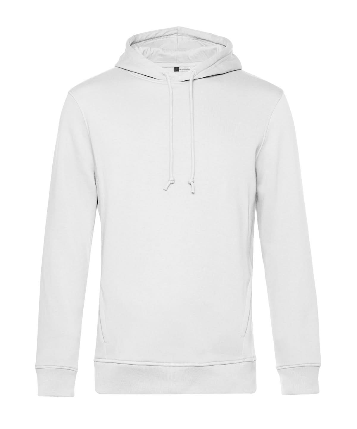 B&C Collection Inspire Hooded White BA001 - White - Customisable Hoodies