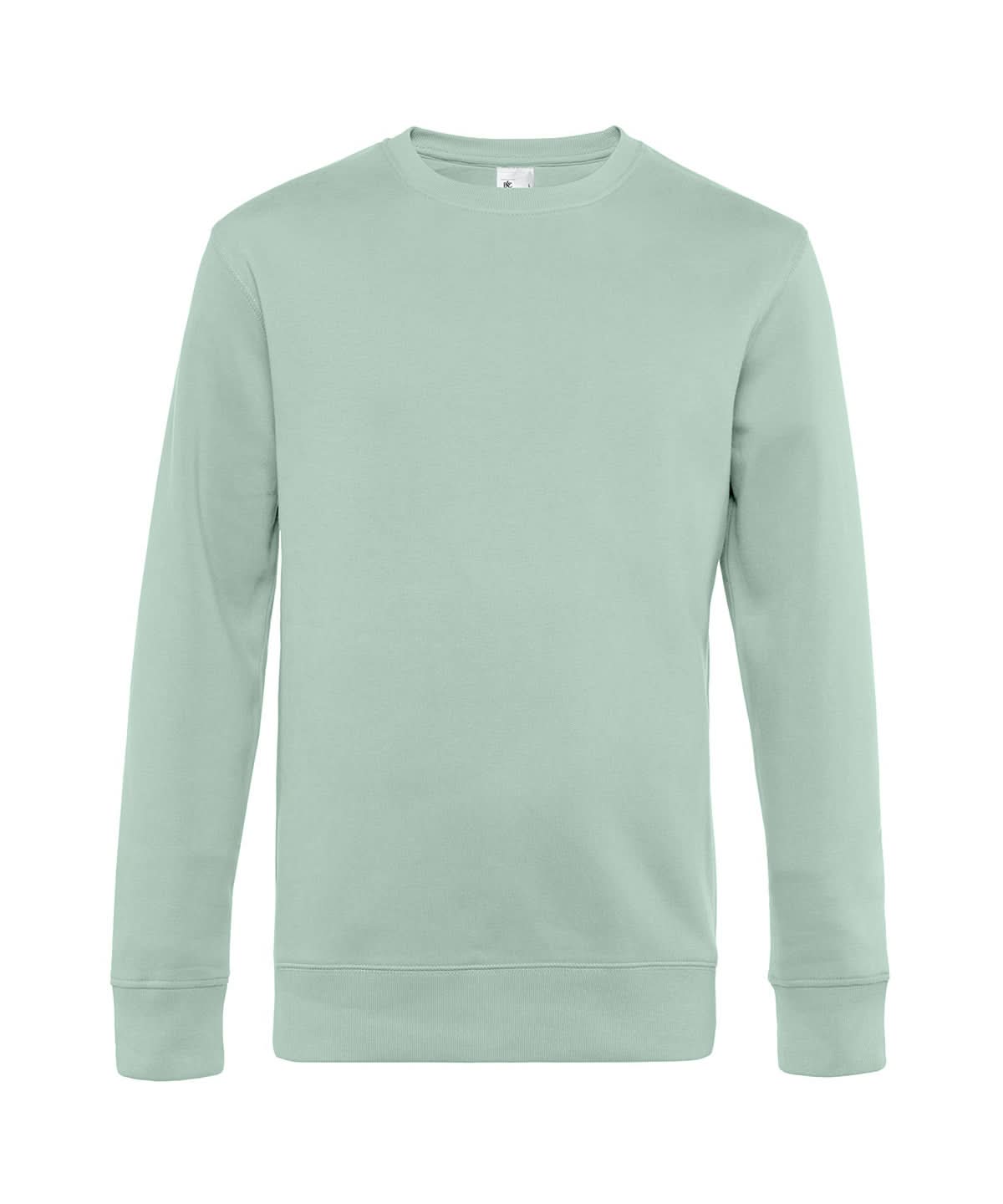 B&C Collection KING Crew Neck Aqua Green BA010 - Aqua Green - Customisable Sweatshirts