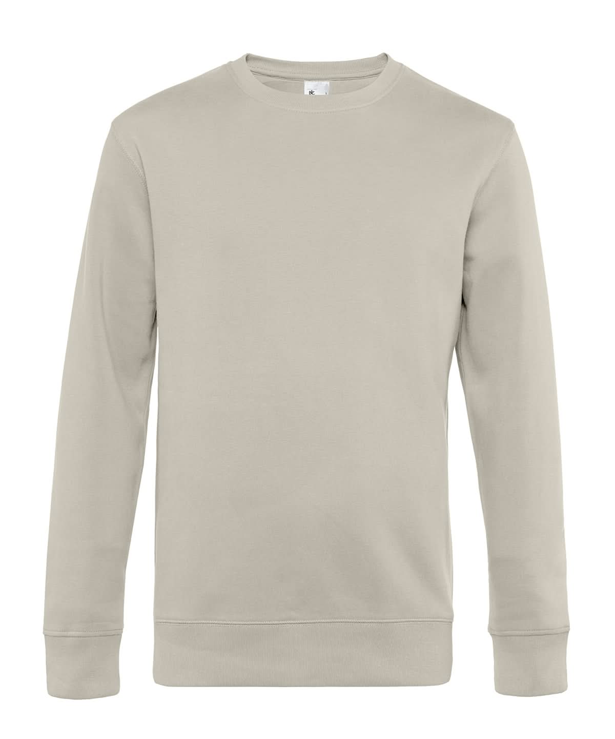 B&C Collection KING Crew Neck Grey Fog BA010 - Grey Fog - Customisable Sweatshirts