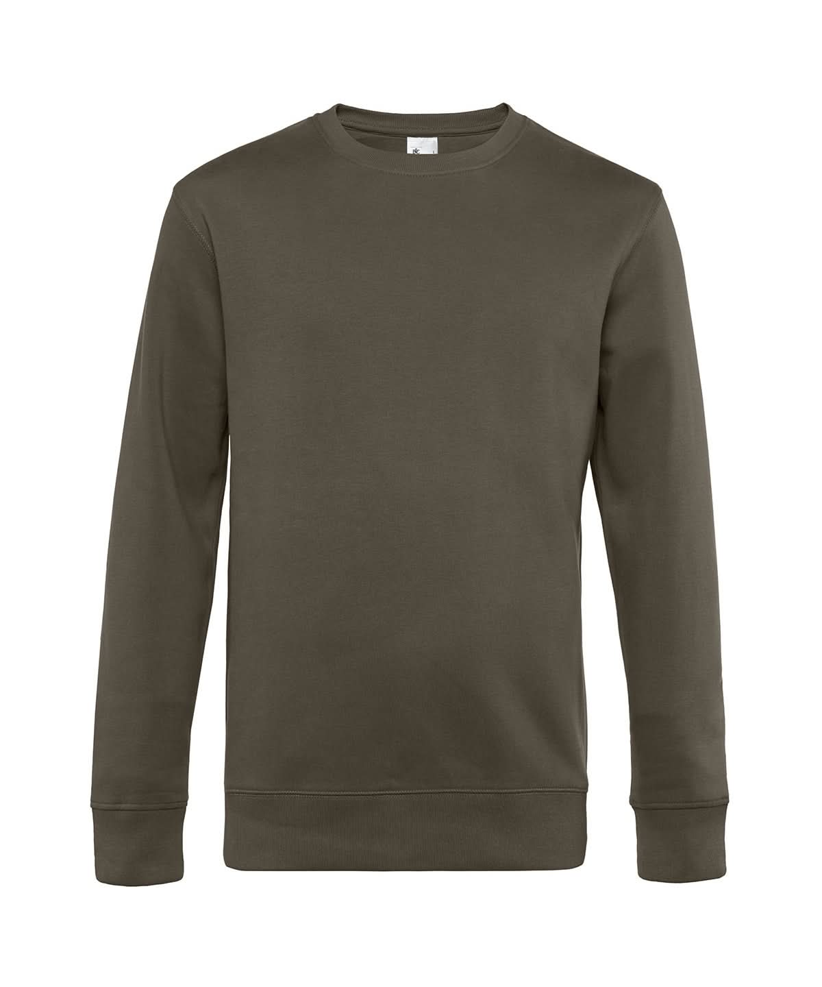B&C Collection KING Crew Neck Khaki BA010 - Khaki - Customisable Sweatshirts