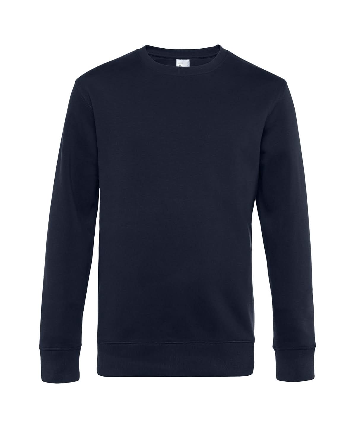 B&C Collection KING Crew Neck Navy Blue BA010 - Navy Blue - Customisable Sweatshirts
