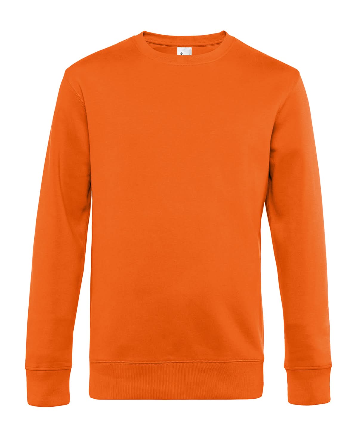 B&C Collection KING Crew Neck Pure Orange BA010 - Pure Orange - Customisable Sweatshirts