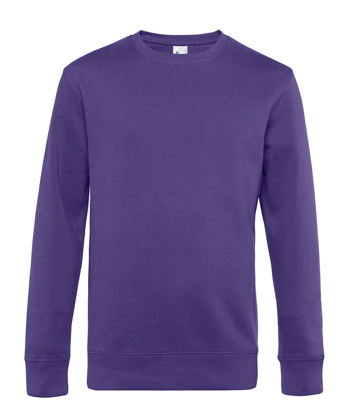 B&C Collection KING Crew Neck Radiant Purple BA010 - Radiant Purple - Customisable Sweatshirts