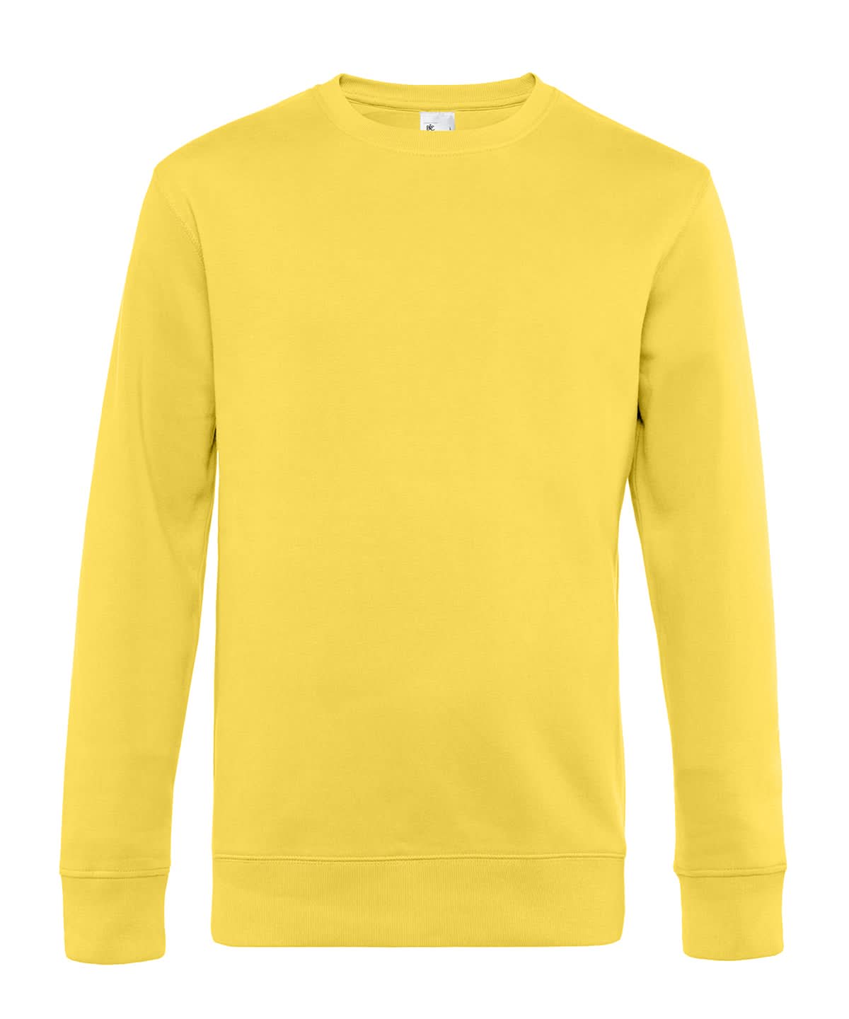 B&C Collection KING Crew Neck Yellow Fizz BA010 - Yellow Fizz - Customisable Sweatshirts