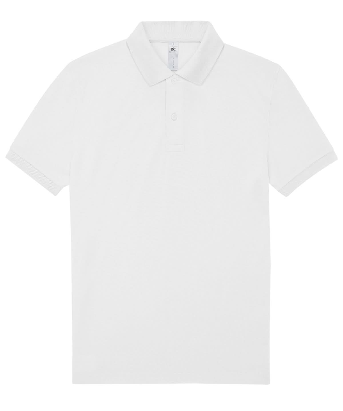 B&C Collection My Polo 180 White BA261 - White - Customisable Polos