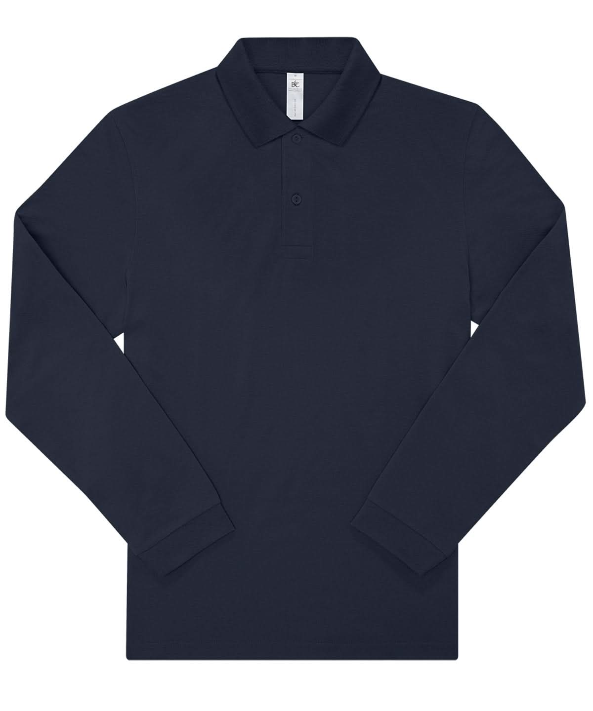 B&C Collection My Polo 210 LSL BA264 - Navy - Customisable Polos