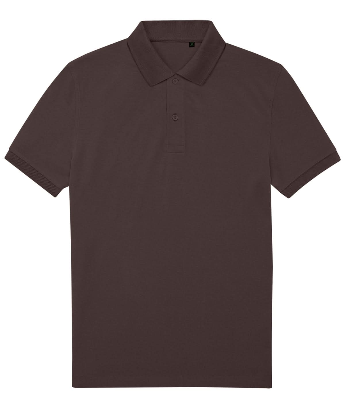 B&C Collection My Eco Polo 6535 Roasted Coffee BA265 - Roasted Coffee - Customisable Polos