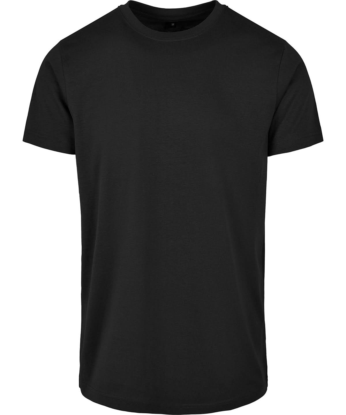 Build Your Brand Basic BYB Basic round neck tee Black BB010 - Black - Customisable T-Shirt
