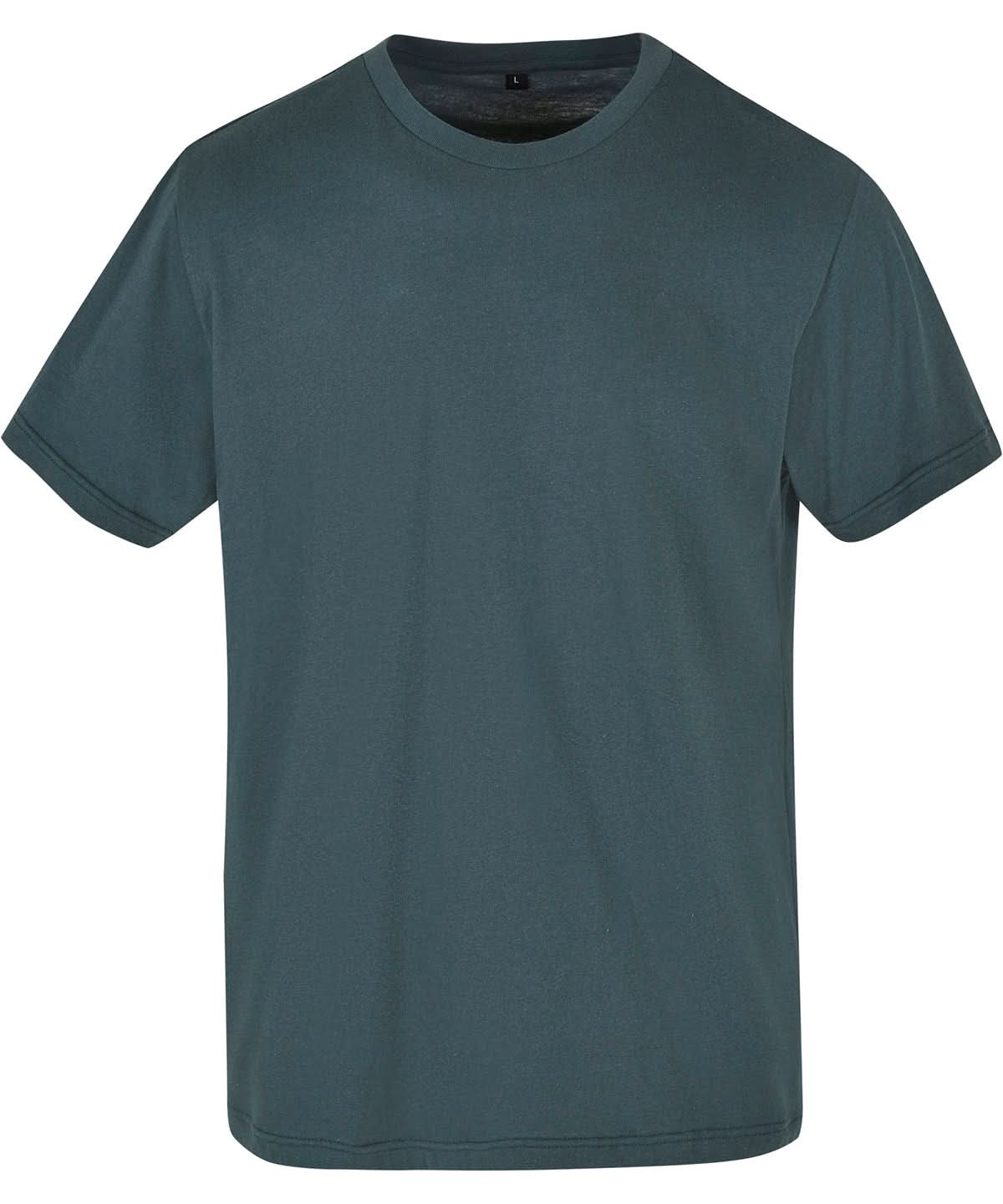 Build Your Brand Basic BYB Basic round neck tee Bottle Green BB010 - Bottle Green - Customisable T-Shirt