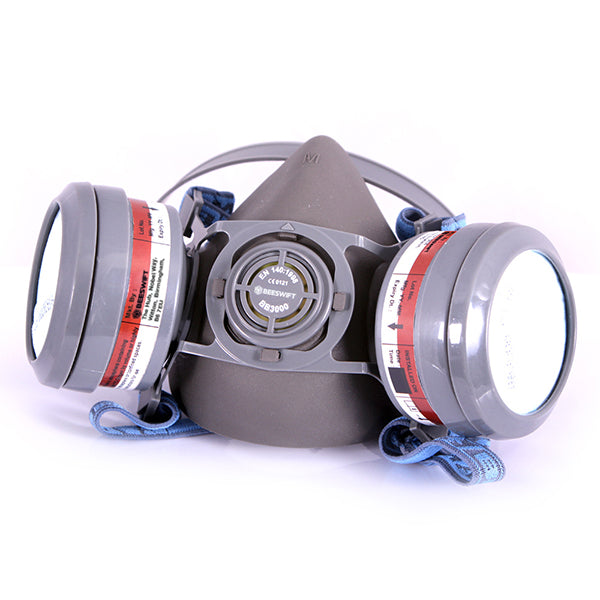 Beeswift Twin Filter Complete Pre-Assembled Respirator with A1P2 Filters - - Customisable Respiratory Protection
