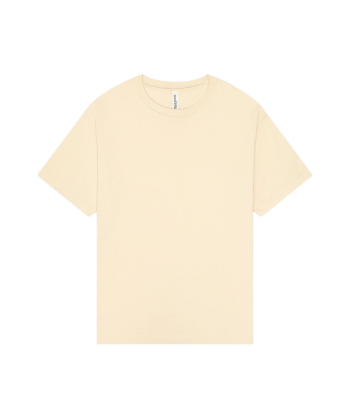 Bella Canvas Unisex heavy boxy tee BE155 - Natural - Customisable T-Shirt