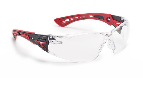Bolle Safety Rush+ Go Green Platinum Glasses - - Customisable Eye Protection