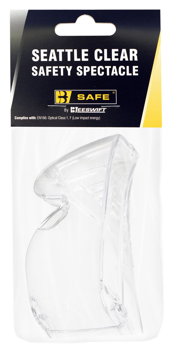 CLEAR COVER SPECTACLE SEATTLE - - Customisable Eye Protection