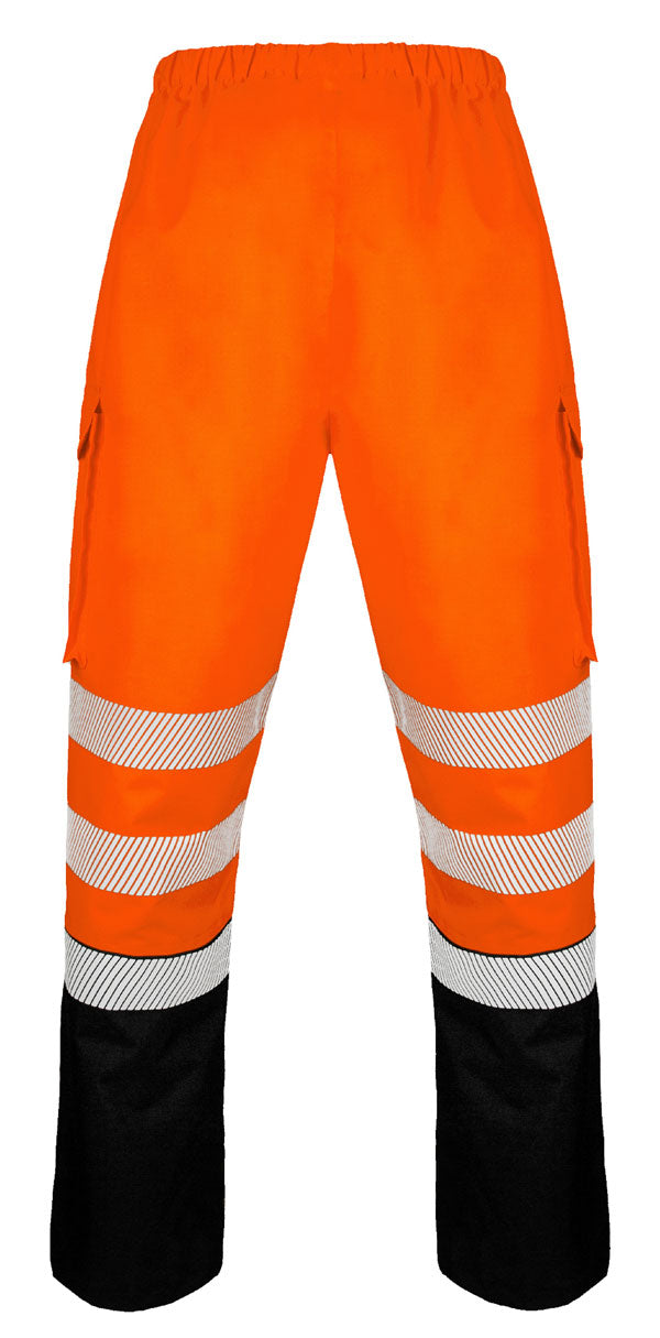 Deltic Beeswift Deltic Hi Vis Two Tone Ripstop Breathable And Waterproof Rail Over Trouser Bsdtrtt - - Customisable Trousers
