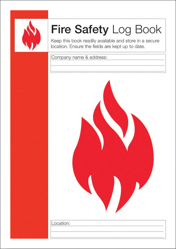 Click Medical Fire Safety Log Book - - Customisable Books