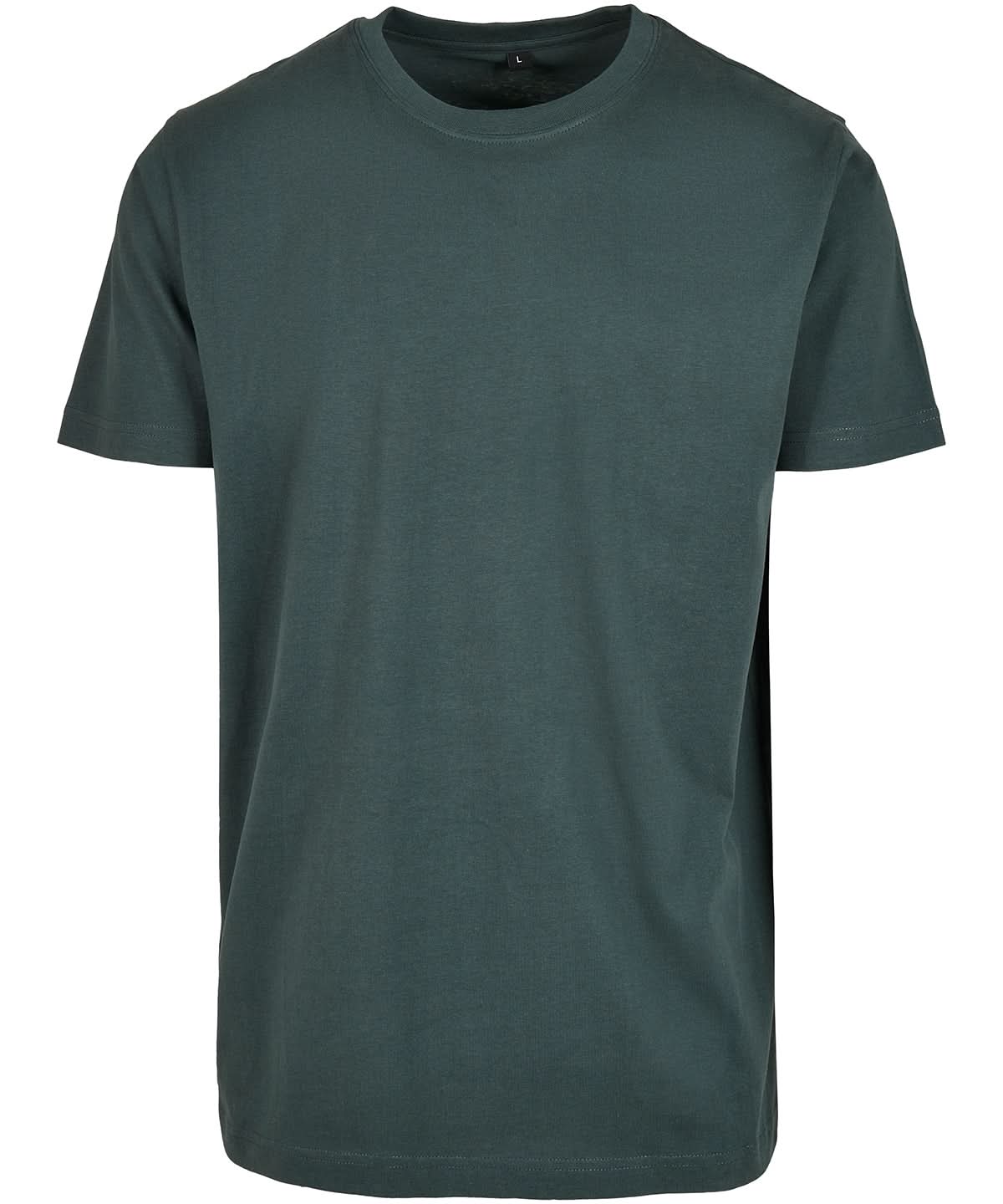 Build Your Brand BYB T shirt round neck Bottle Green BY004 - Bottle Green - Customisable T-Shirt