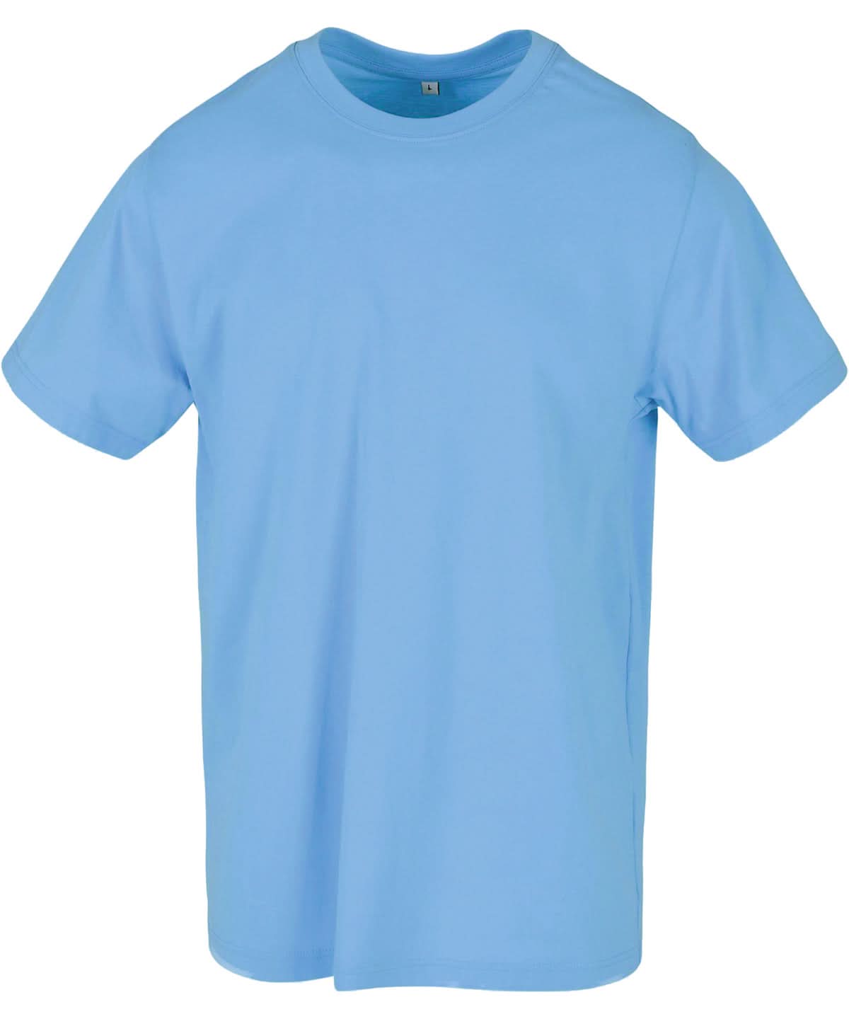Build Your Brand BYB T shirt round neck Horizon Blue BY004 - Horizon Blue - Customisable T-Shirt