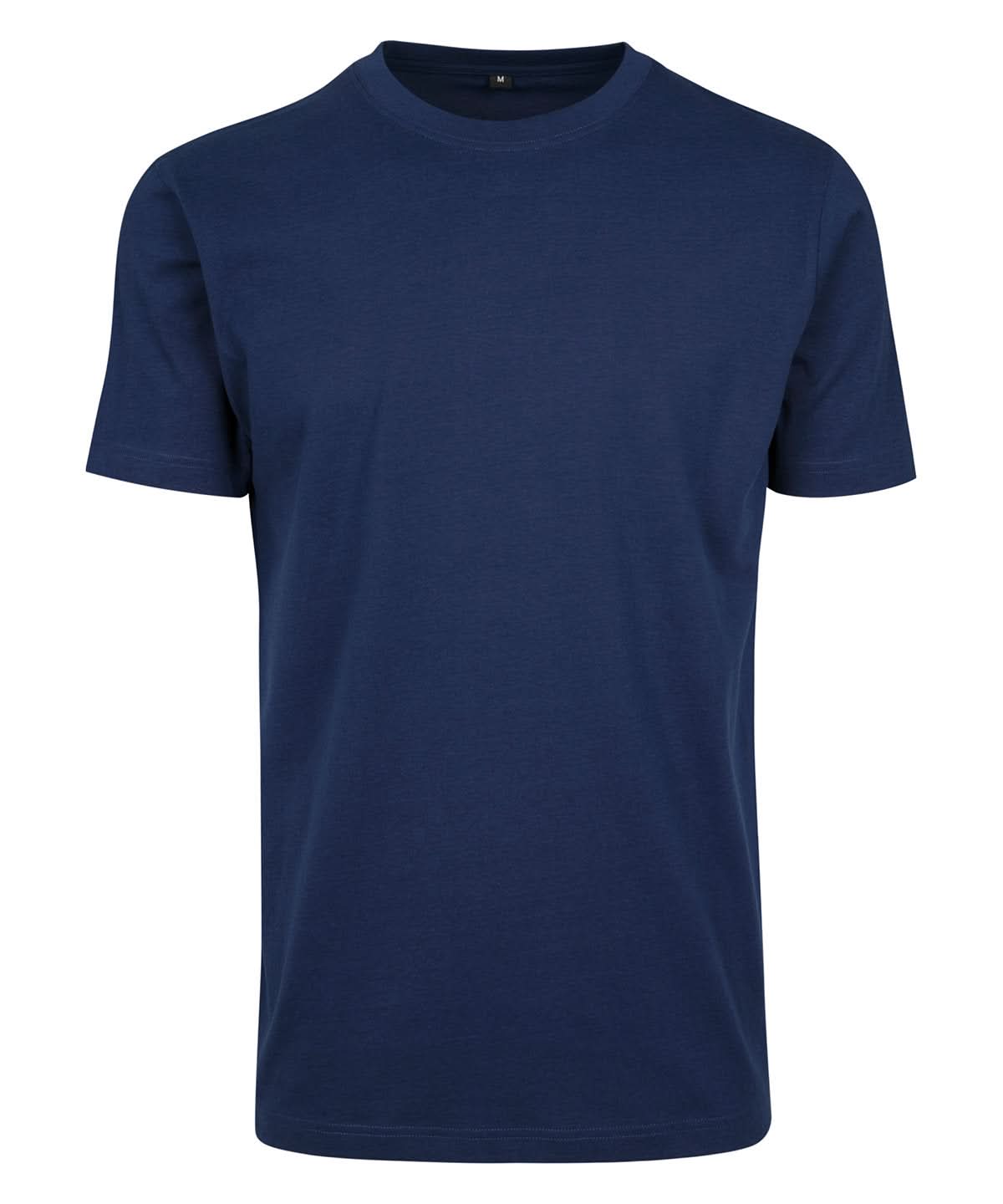 Build Your Brand BYB T shirt round neck Light Navy BY004 - Light Navy - Customisable T-Shirt