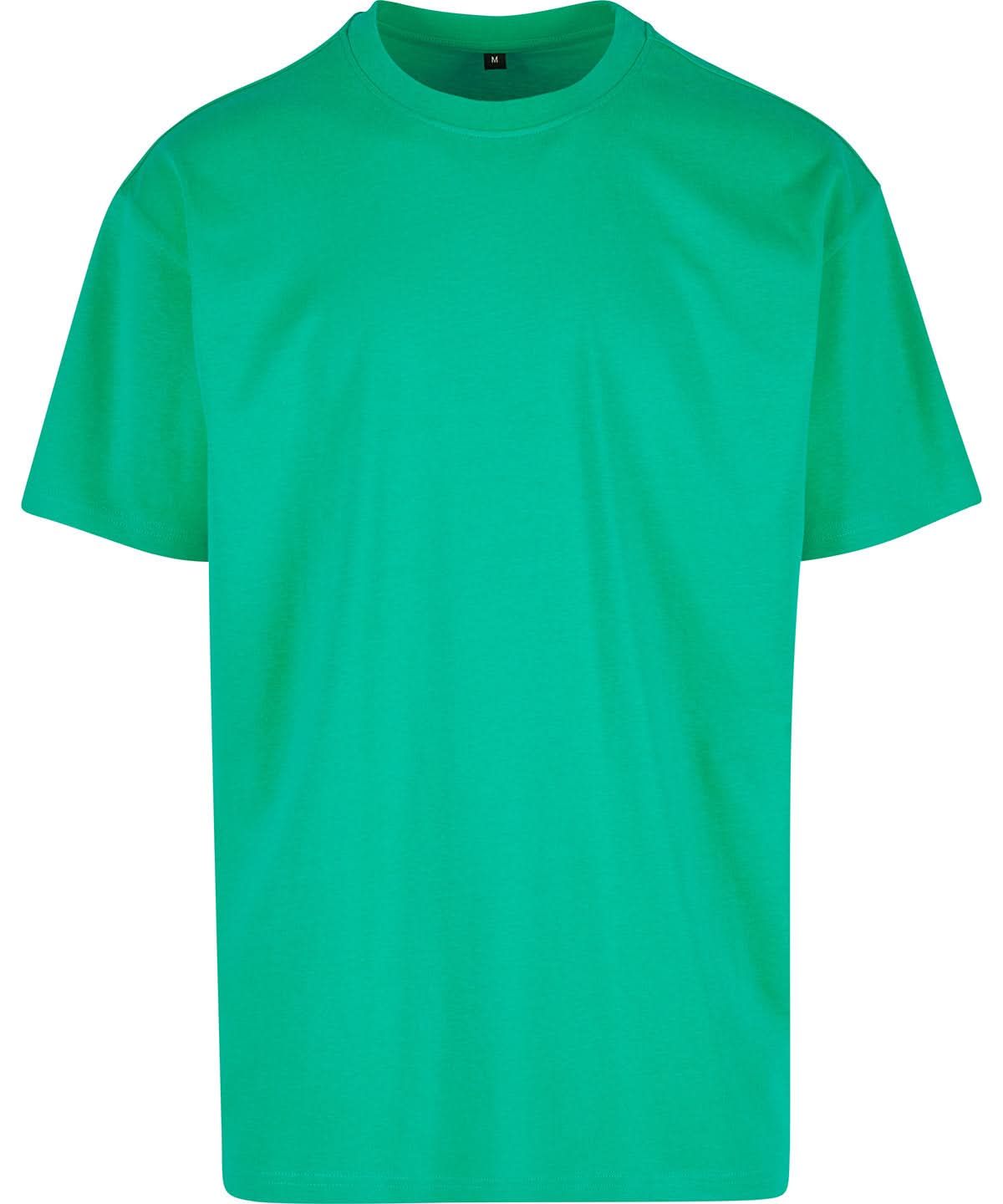 Build Your Brand BYB Heavy oversized tee Short Sleeve Green BY102 - Grass Green - Customisable T-Shirt