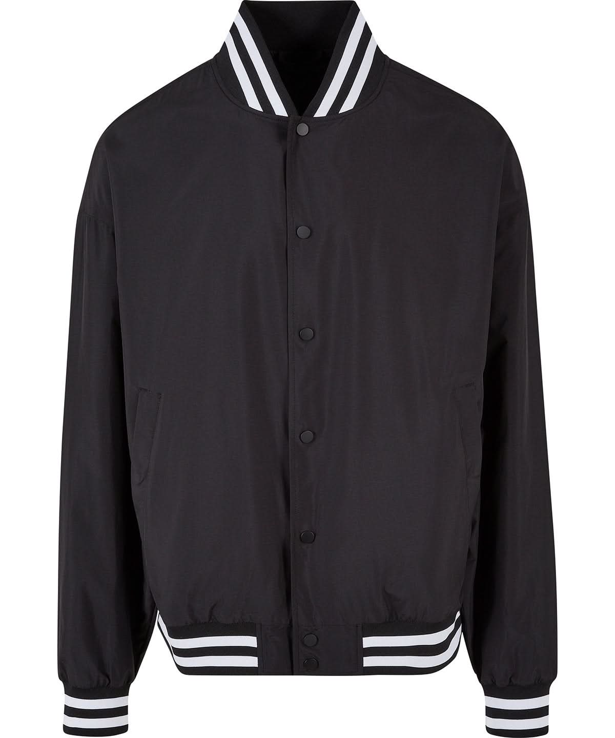 Build Your Brand BYB Light college jacket BY259 - Black - Customisable Jacket