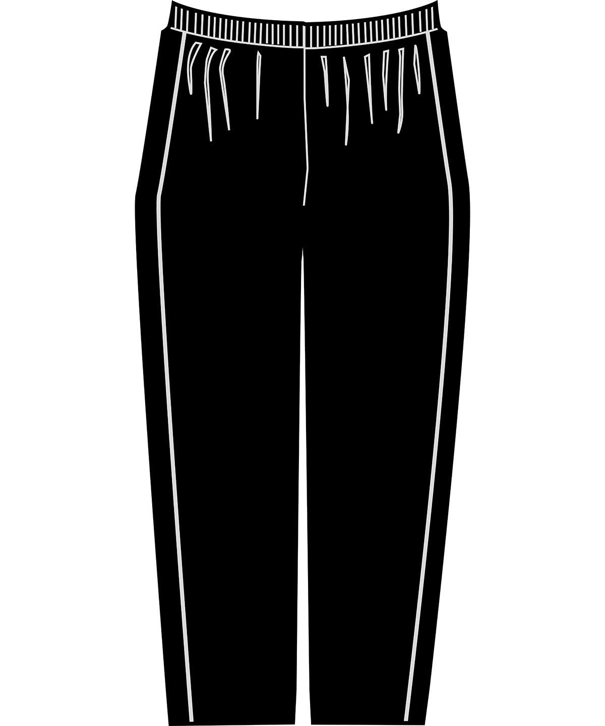 Build Your Brand BYB Vintage heavy trackpants BY296 - Black - Customisable Sweatpants
