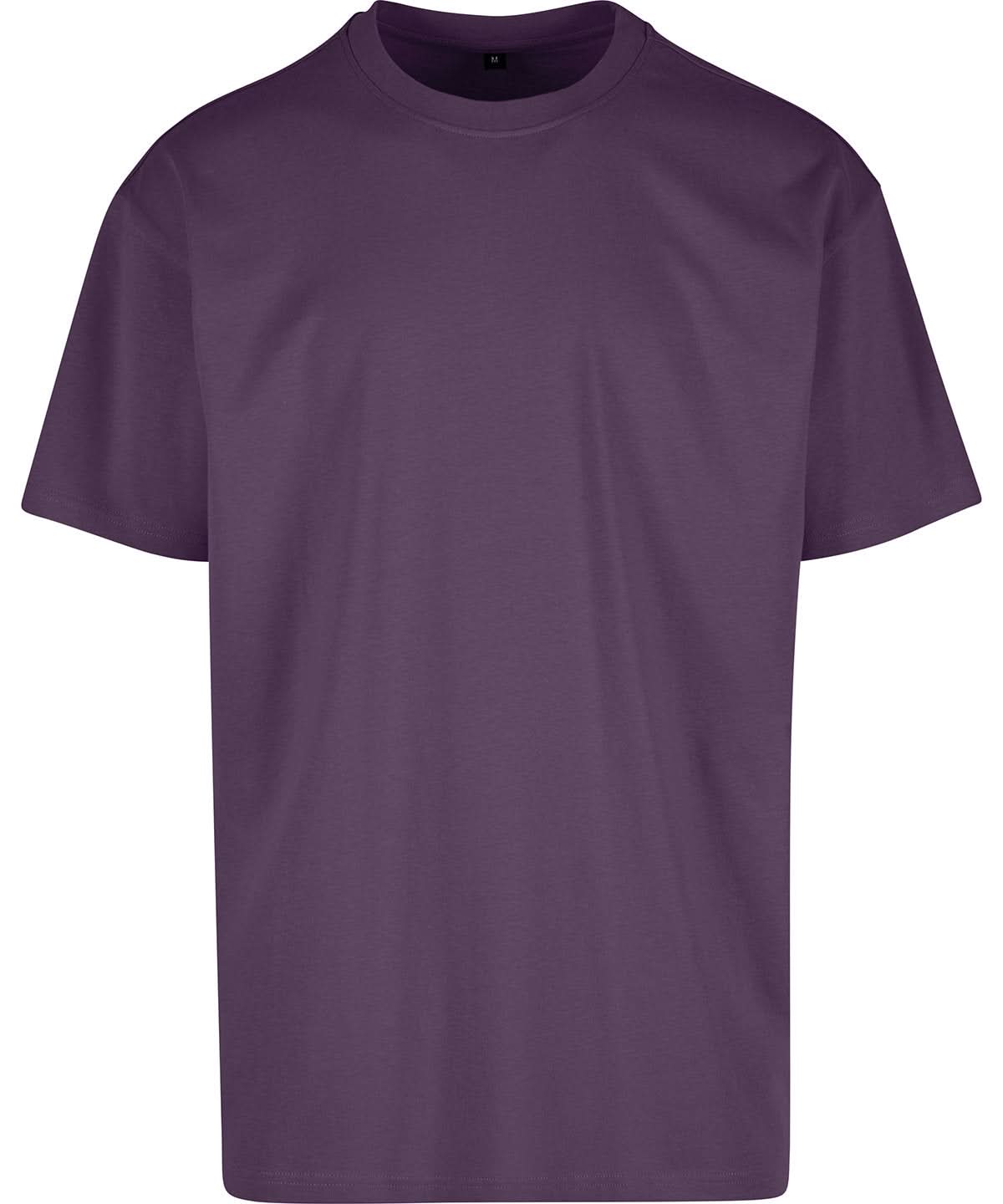 Build Your Brand BYB Cotton loose tee BY308 - Purple Night - Customisable T-Shirt