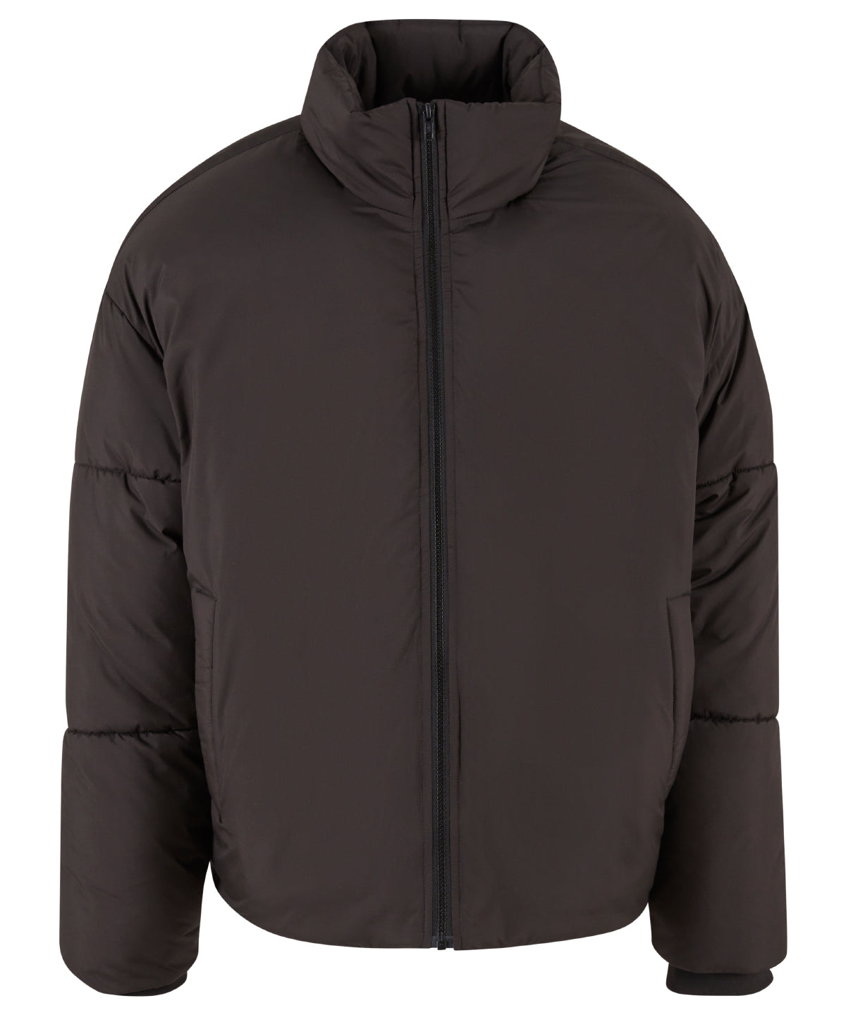 Oversized puffer jacket - BY309 - Black - Customisable Jackets