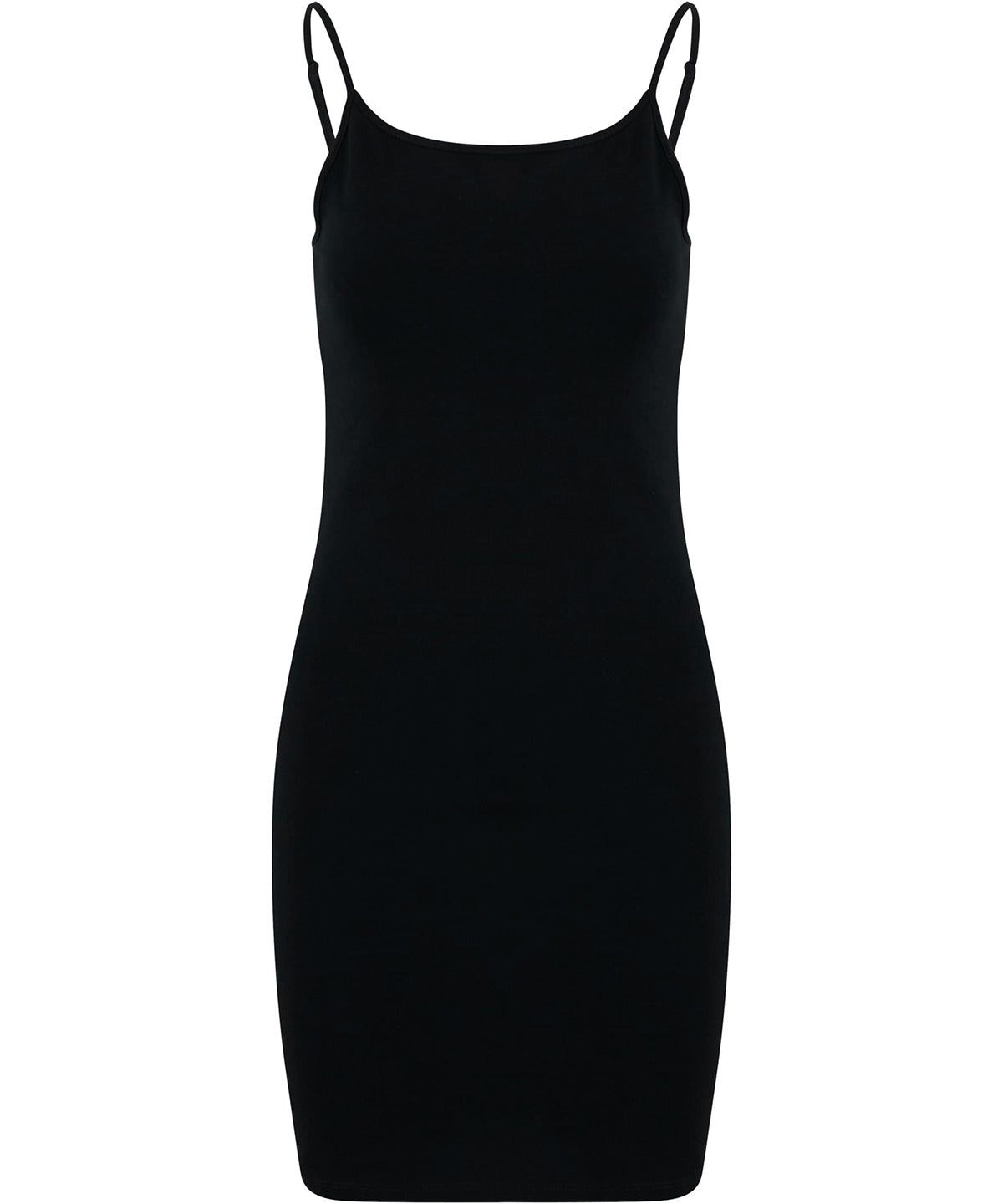 Women’s stretch Jersey slim dress - BY313 - Black - Customisable Dresses