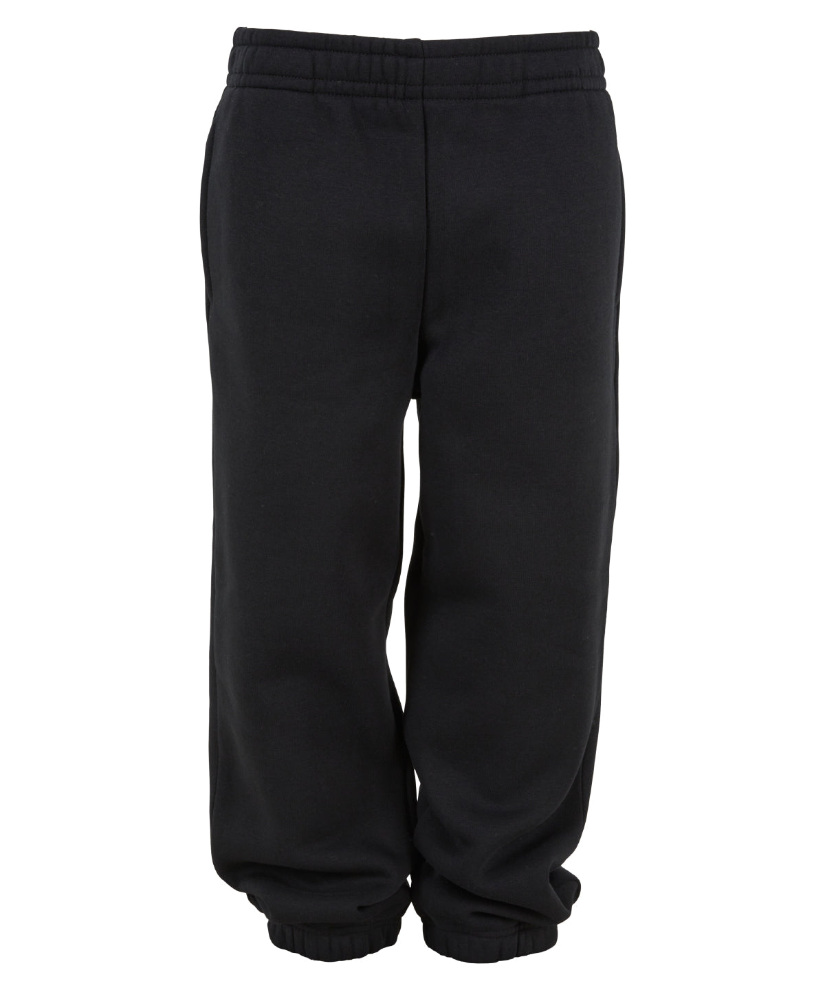 Kids fluffy sweatpants - BY317 - Black - Customisable Sweatpants