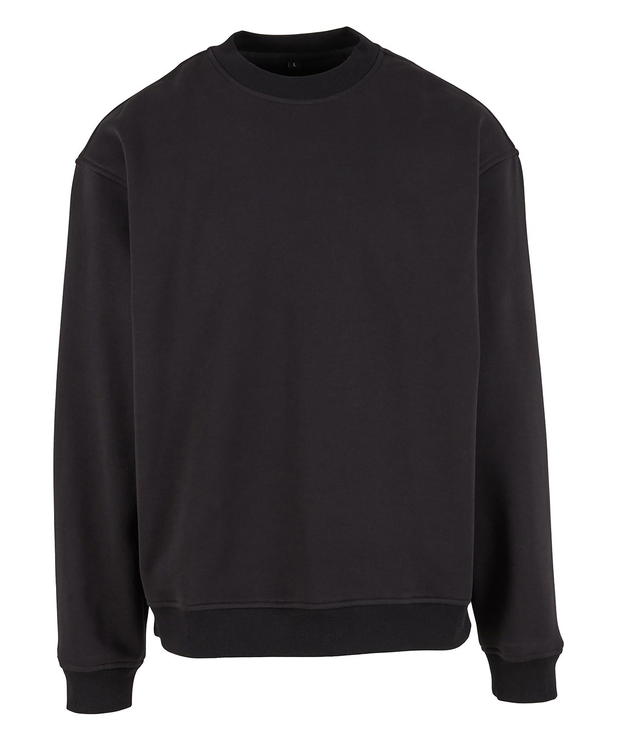 Loose-fit sweatshirt - BY409 - Black - Customisable Sweatshirts