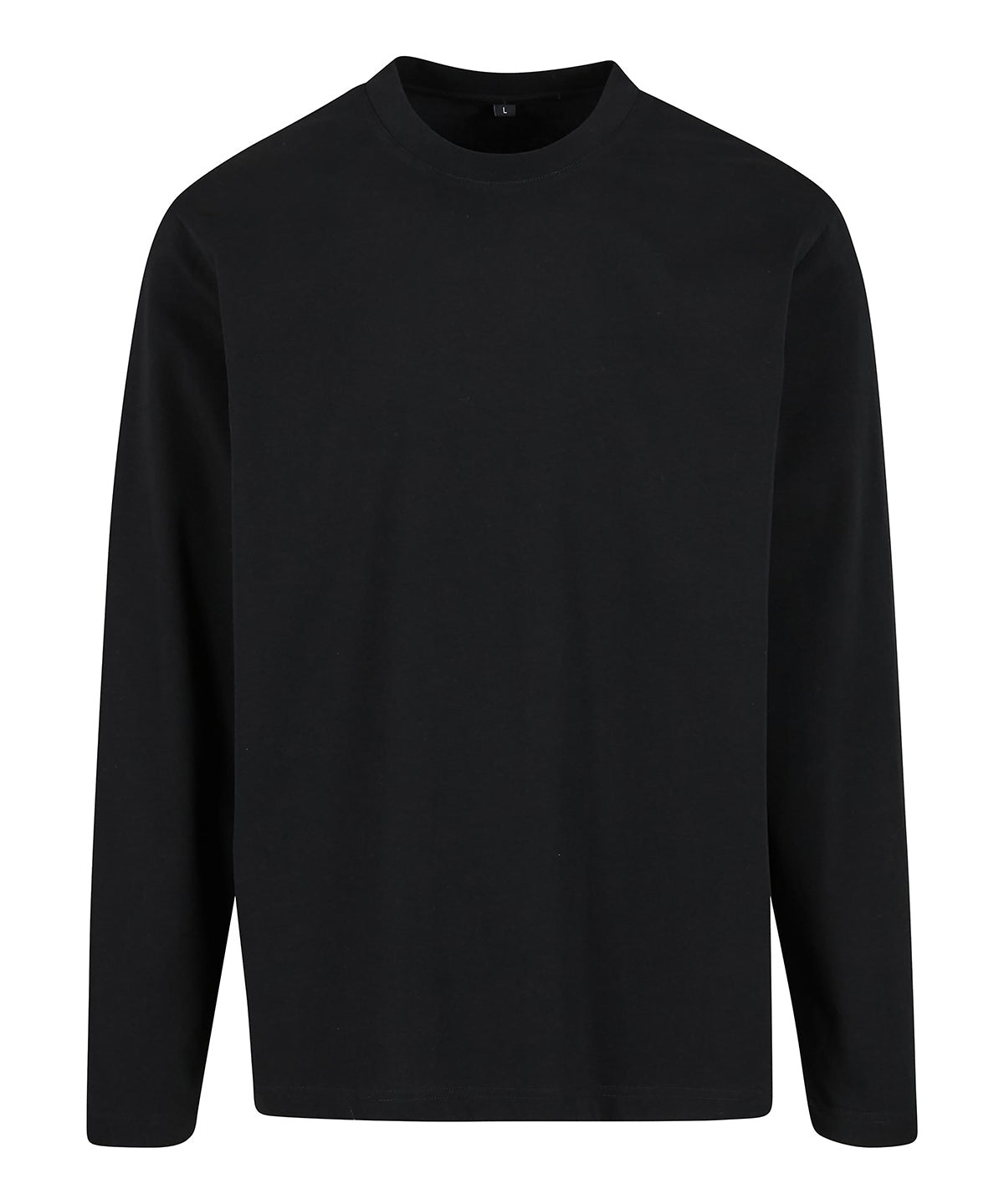 Sorona loose long sleeve - BY420 - Black - Customisable T-Shirts
