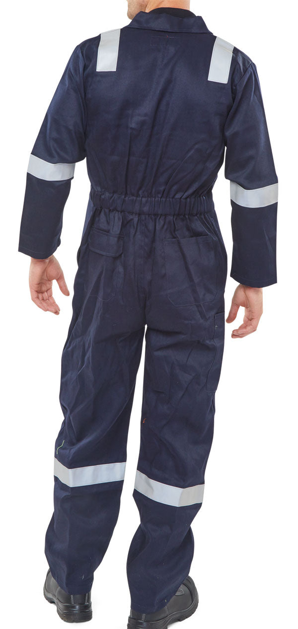 Beeswift Burgan Fire Retardant Anti Static Boilersuit Cfrasbbs - - Customisable Boilersuits