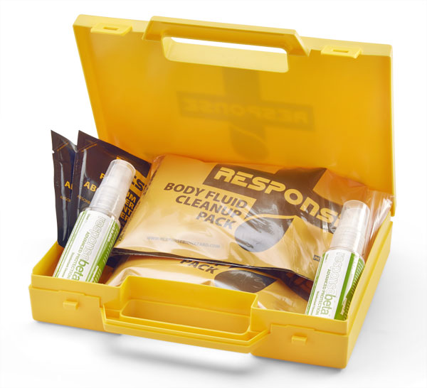 Response Body Fluid Spill Kit (2 Applications) - - Customisable Bio Spill Kits