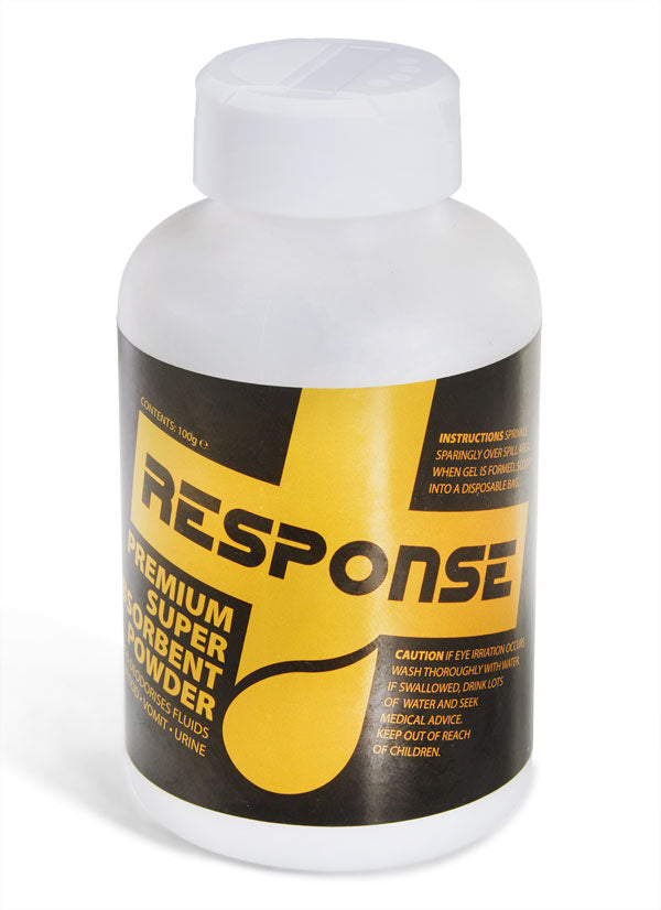 Body Spill Super Absorbent Powder G - CM0630 - White 100G - Customisable Medical Clean Up